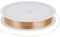 Beebeecraft 1 Rolle 80 m Umweltfreundlicher Kupferdraht 18 Karat Vergoldetes Messing Runder Kupferdraht Schmuckdraht Zur Schmuckherstellung (28 Gauge)