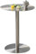 DMCHENGMA Runder Frühstücks-Esstisch, Kaffee-Beistelltisch aus Edelstahl, Freizeit-Sofa-Beistelltisch, Cocktailtisch für Bistro-Café-Tische(Size:50x50x75cm)