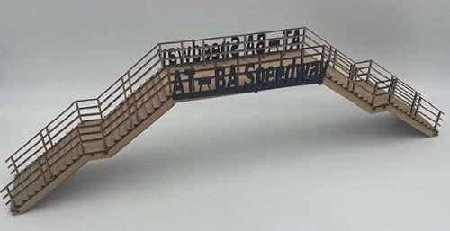 220023 Slotcar Brücke mit Handlauf für 2 Fahrspuren