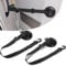 BAAQII Lot de 2 sangles de fixation de porte réglables pour camping-car, caravane, camping-car, porte avec crochet en plastique et loquet de verrouillage, ventouse de verrouillage robuste