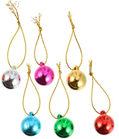 Zerodeko 100 Stück Simulierte Lampenperlen Aus Kunststoff Mit Aufhängeschnur Dekorative Beleuchtung Für Weihnachtsfeiern Zufällige Farbe