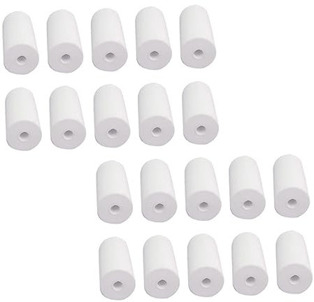 HOODANCOS 80rollos Térmico Para Papel Para Impresora Térmica Sin Pelusa y Resistente
