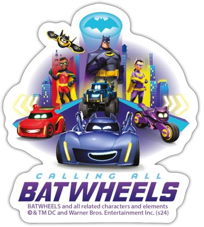 Batwheels Und Superhelden Calling All Batwheels Sticker Aufkleber