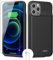 BOPPS Custodia con batteria per iPhone SE (2022/2020), custodia caricabatterie per iPhone 6000 mAh, protezione a 360°, custodia di ricarica per iPhone SE (3a e 2a generazione)/8/7/6s/6-4,7 pollici