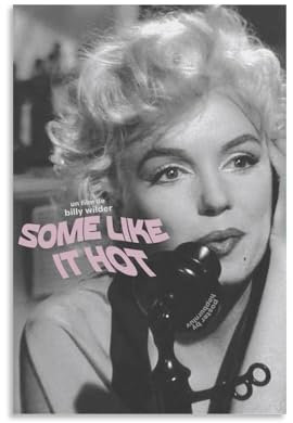 NURSHARLRA Some Like It Hot Poster Kunst-Poster für Schlafzimmer, Dekoration, rahmenlose Wanddekoration, 40 x 60 cm
