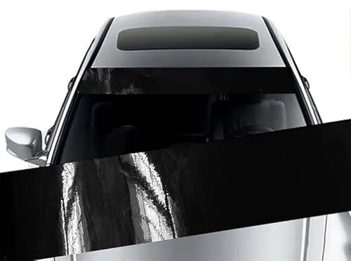 ARRYEDCN Auto Windschutzscheiben Sonnenschutzstreifen, für VW Golf/Polo 5 6 7 8 GTE GTI GTD Frontscheibenaufkleber Sonnenschutzaufkleber Für Die Windschutzscheibe,A
