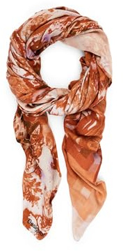 Desigual Tuch Corduroy Rectangle Foulard Terracota mehrfarbig