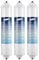 Refrigerator Water Filter，Compatible for Samsung，DA29-10105J， HAFEX/EXP WSF-100 Aqua-Pure Plus，5231JA2010B GE GXRTQR, Water Filter Accessories(3pcs)