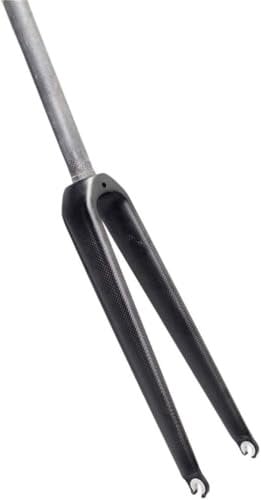 DECAKE 3K Carbon Fiber Road Bike Fork 700C Bicycle Rigid Front Fork V-Brake Ultralight 340g 28.6mm (Color : Matte black, Size : 700C)
