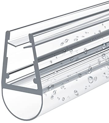 EMKE Duschdichtung Duschtürdichtung Ersatzdichtung für 4–6 mm Glastüren 1000mm Duschdichtungen für Duschtüren Dicke Gummilippe Dichtung Dusche Glastür