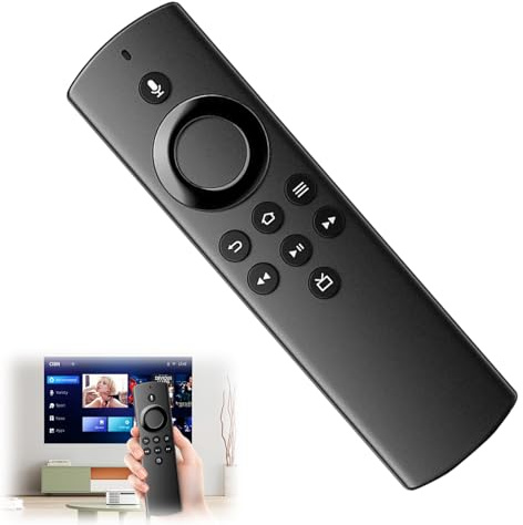 Fire Stick Remote Replacement,Replacement Fire Stick Remote Control With Voice Function, For Amazon Fire Stick,Fire Tv Cube 1st/2nd Gen & Fire Tv 3rd Gen (Black)