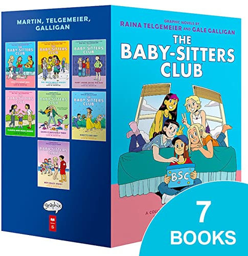 Babysitters Club Graphix #1-7 Box-Set: Full-Color Edition (Baby-Sitters Club Graphic Novel)