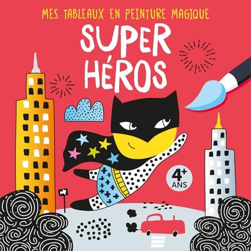 Super héros : Avec 1 pinceau