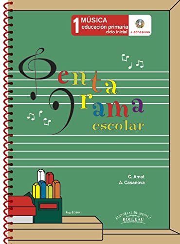 Pentagrama Escolar Música 1: Educación Primaria. Ciclo Inicial - 9788480207638