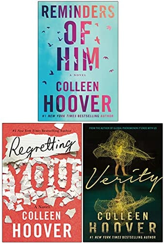 Colleen Hoover Collection 3 Books Set (Reminders of Him A Novel, Regretting You, Verity)