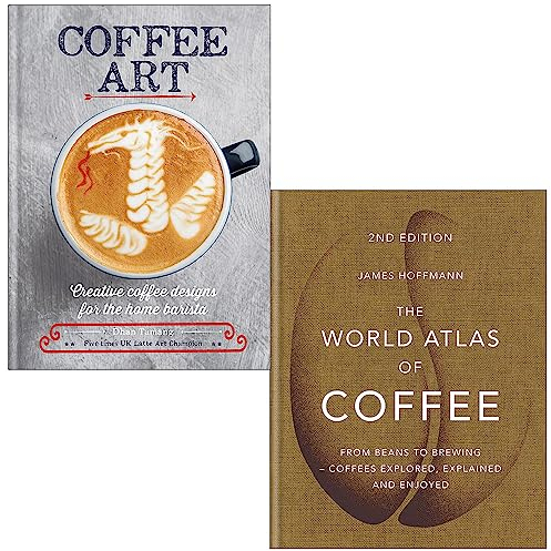 Kaffeekunst von Dhan Tamang und der Weltatlas des Kaffees von James Hoffmann, 2-Bücher-Sammlungsset