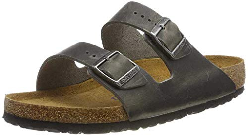 Birkenstock BK552801 Herren Sandalen, Grau (Iron Iron), 45 EU