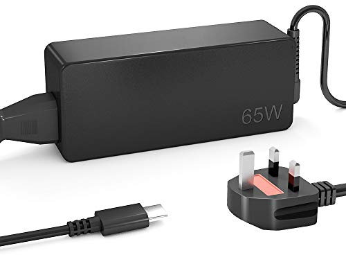 QYD 45W 65W USB Type-C PD Laptop Charger Replacement for Lenovo Yoga 720 (13) 720-13IKB 720-13 730-13 910 910-13IKB ThinkPad T480 T580 USB-C X1 Carbon 5th 6th Gen, MacBook 2015/2016 Power Supply Cord