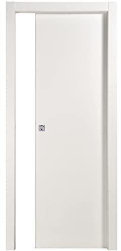 1 PZ Di PORTA MOD.MICROTEC SCORR. BIANCO 210X80