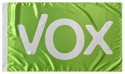 Durabol Bandera de Vox Verde 150 x 90 cm Satén