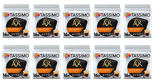 Tassimo L'OR Dosettes de café délicieux espresso - 10 paquets (160 boissons)