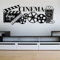 QIANGTOU Film Wandtattoo Kino Streifen TV Media Room Theater Popcorn Wandtattoos Film Freizeit Zimmer Dekoration Abnehmbare Wand 110x44cm