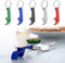 ANTEVIA - Lot de 4 Porte-clés décapsuleur Design en Aluminium | Plus DE 10 MODÈLES |Porte clé | Couleurs Disponible: Bleu Gris Noir Rouge Vert (Russel)