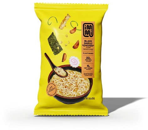 Immi, Ramen Chicken Black Garlic Plant Based, 2.43 Ounce