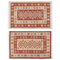 e-floor Teppich für Wohnzimmer Baumwolleteppich | Gewebt | Doppelseitiges Muster | Boho Kelim Teppiche | Teppichläufer | Küchenteppich | Schlafzimmer | Terra Rhomboid| 120x180 cm