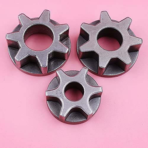 Luxuypon M14 M16 M10 Kettensägen-Getriebe-Set, kompatibel mit Winkelschleifer, Getriebe, Kettensäge, Werkzeugteil