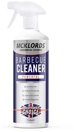 McKLords Commercial - BBQ Cleaner - Barbecue Grill Degreaser | Cuts Through Grease and Grime, Tackles Burnt On Residue - 1 Litre