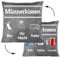 Männer Geschenk Kissenbezug 45 x 45 cm Zierkissenbezug mit Taschen zum Befüllen, Lustige Kissenhülle für Männer, Geschenk für Männer Papa zum Geburtstag