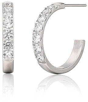 Limerencia Titan Creolen Ohrringe, (20mm open hoop silver)