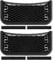 YUENPUN 2 PCS 3 IN 1 Car Storage Organizer Pocket Net, Small Campervan Storage Nets, Framed Stretch Elasticated Storage Nets for Van, Caravan Mesh Net Storage Holder for Boat Truck Car