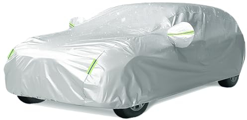 BEXITA Autoabdeckung wasserdichte Autoplane für Regen Sonne Staub Schutz mit Baumwollfutter Atmungsaktiv Autoabdeckung Vollgarage Wagon; Größe L: Max490cm