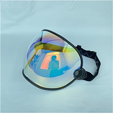 Motorrad Helm Objektiv, Kompatibel Mit SHO-Ei EX-Zero Motorrad-Helme BE-LL Moto 3 Windschutzscheiben Motorrad-Helm-Visier-Objektiv, Kompatibel Mit SIM-Pson M50 Bandit Helm (Color : D)