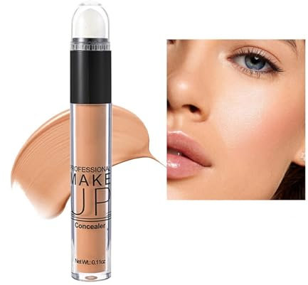 Instant Anti-Age Effekt Concealer, Löscher Mit Mikro-Lösch-Applikator Flüssig Concealer zum Abdecken von Augenringen, Rötungen & Unreinheiten für empfindliche Haut I langanhaltend (E, M)