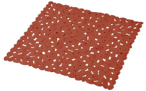 Fond de Douche Galets Vitamine 52x52cm Terracotta