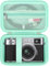 BOVKE Carrying Case Compatible with Fujifilm X100VI / X100V Digital Camera, Extra Mesh Pocket for Charging Cables, Green