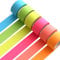 AOEVUIR 6 Pcs Neon Klebeband Fluoreszierendes Tape für Partydeko Halloween Handwerk Leuchtendes Klebeband in Neonfarben 1.5 x 5mm