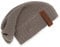 KNIT FACTORY - Coco Mütze - Strickmütze für Damen und Herren - Slouch Beanie - Wintermütze mit Wolle - Hochwertige Qualität - Marron
