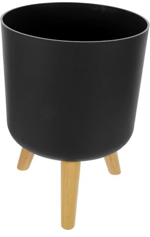 CANIGHT Macetero con Patas Altas Decorativo y Resistente para Interiores y Exteriores