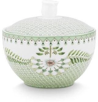 Pip Studio Lily&Lotus Tiles Light Green Zuckerdose 300ml