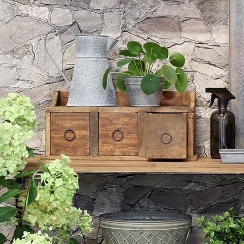 Chic Antique Grimaud Regal mit 3 Schubladen, L: 36 cm