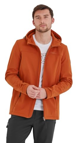TOG24 Feizor Mens Windproof Lightweight Softshell Jacket, Walking Hood Zip