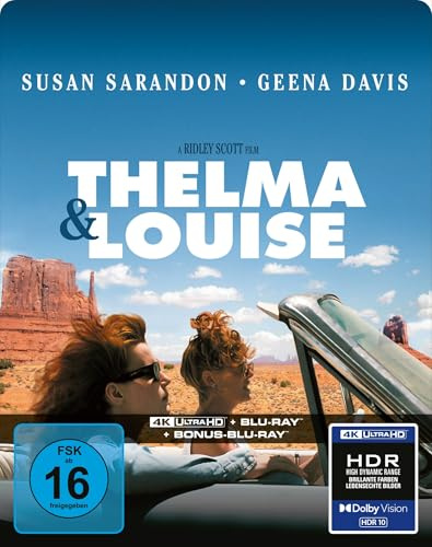 Thelma & Louise - Limitertes SteelBook® (4K Ultra HD + Blu-ray + Bonus-Blu-ray) im Quarterslip