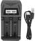 RWAJZAX Type C Rechargeable Double Slot Battery Charging With Temperature Control LCD Display For 18650 21700 2A 3A Batteries Intelligent LCD Display Charging