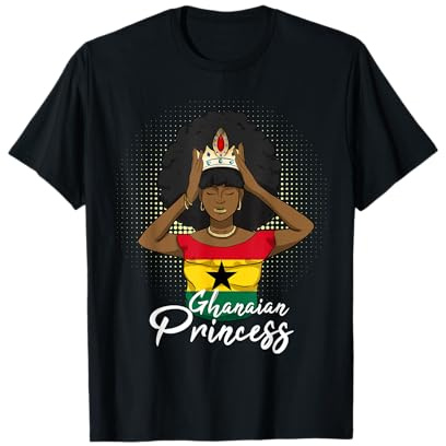 Ghana Ghanaische Flagge Prinzessin T-Shirt