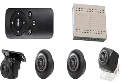 Rückansicht Kamera Auto 4 Kamera 360 ° Surround View Rückfahrkamera Ansicht Panorama 2D System DVR HD 1080P Autokamera Rückfahrkamera