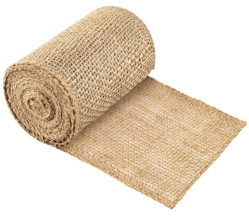 Lawnoval Rouleau de bandage d'hiver en toile de jute pour protéger les troncs et les plantes, marron clair, 15 cm x 10 cm pour m 12 cm x 10 m